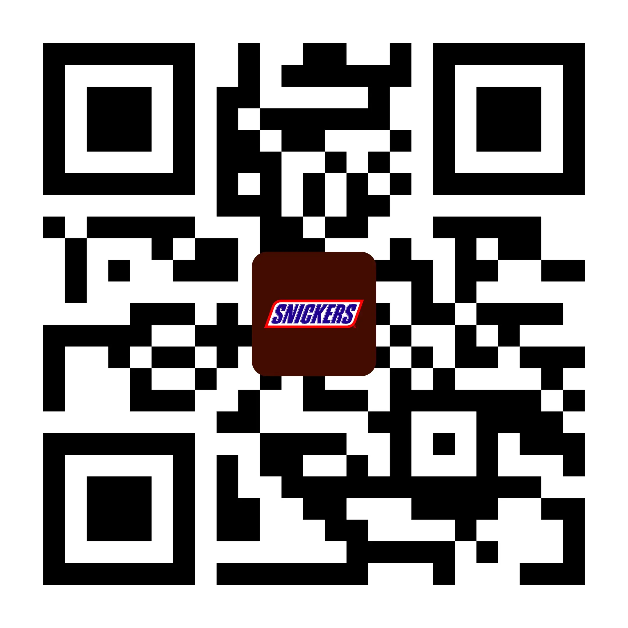 Scan QR to open Snickers Golden Chance on your phone